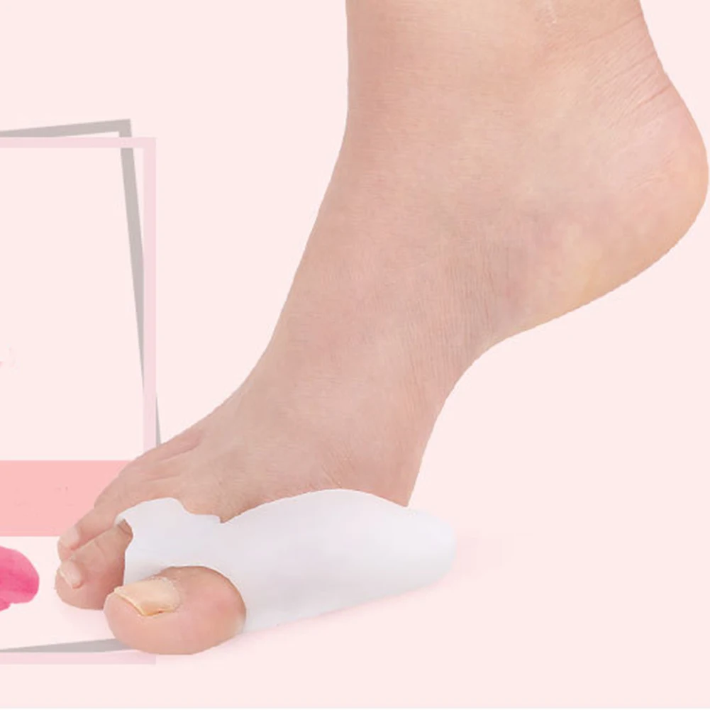 

1 Pair Thumb Valgus Toe Separators Foot Hallux Bunion Adjuster Correctors