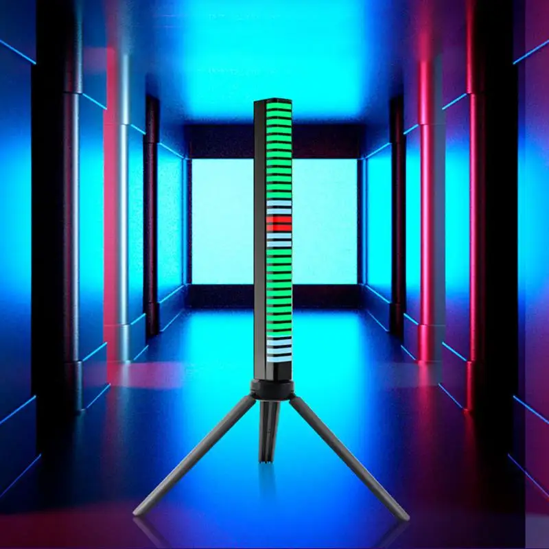 

RGB Sound control LED light app control pickup voice activated rhythm lights color ambient LED light bar of music Ambient Light