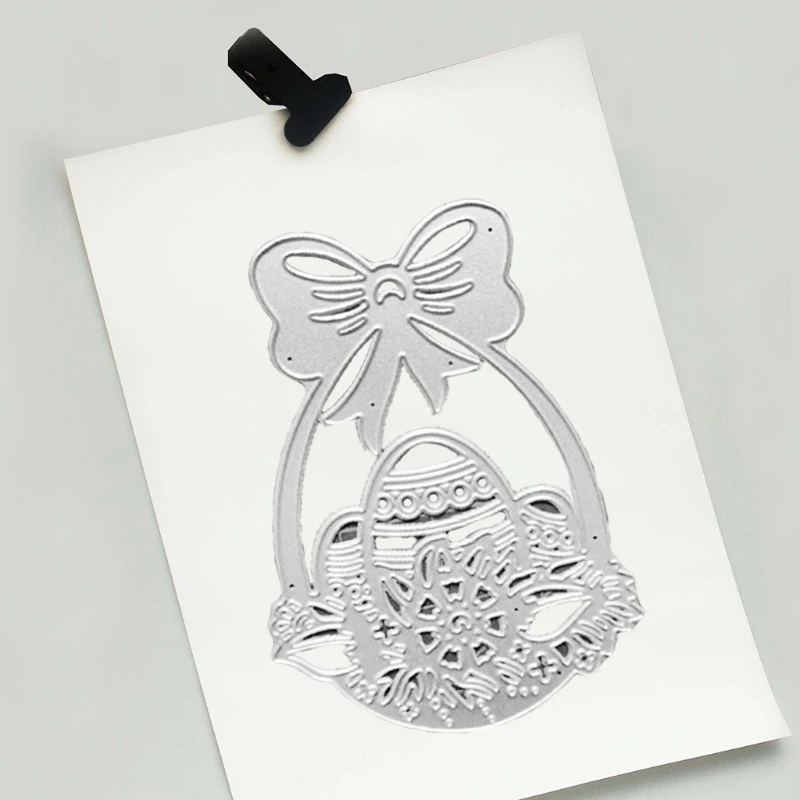 

Easter Egg Spring Flower Basket Metal Scrapbooking Cutting Dies DIY Paper Crafts