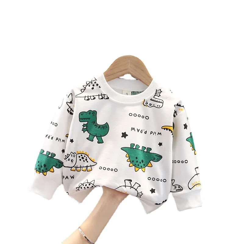 

New Spring Autumn Baby Girls Clothes Children Cartoon T-Shirt Infant Sport Casual Costume Toddler Boys Clothing Kids Tracksuits