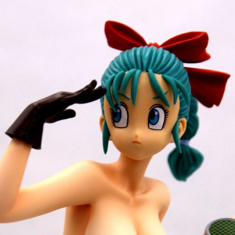

25cm Glitter & Glamours DBZ Bulma Original Figure Transform Naked Sexy Girl Resin GK Makaizou Model Collection Anime Figure