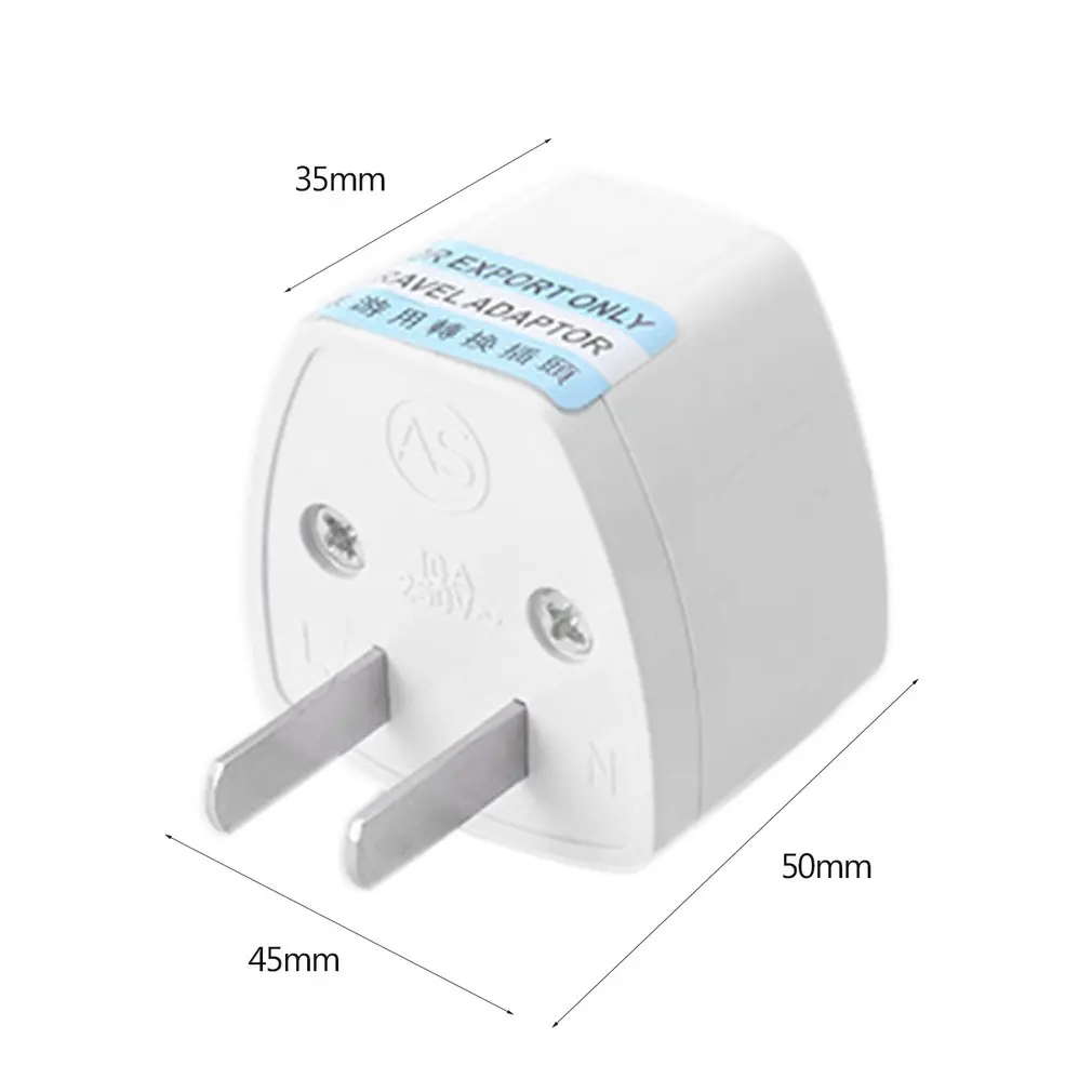 

Portable Size Universal US Power Socket Plug Travel Wall AC Power Charger Outlet Adapter Converter Socket White