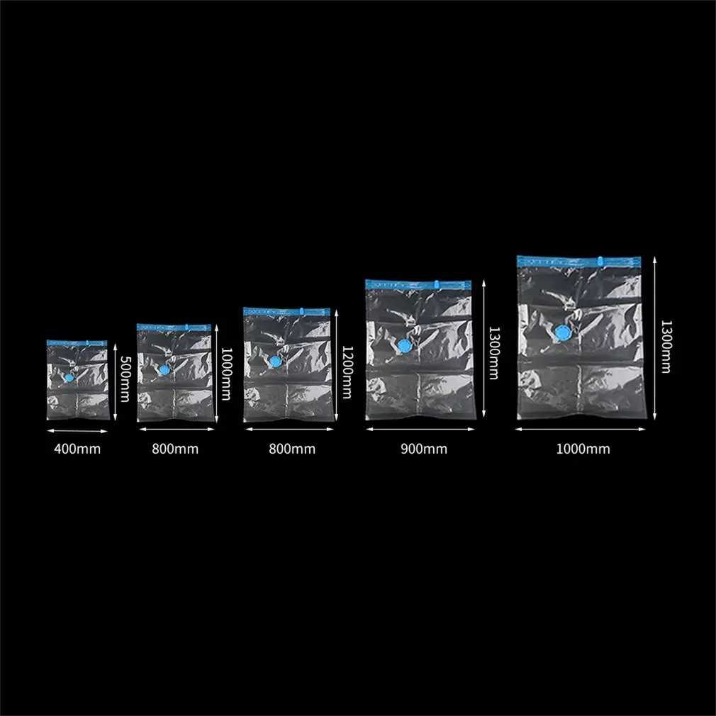 

Home Use Household Large Space Saver Saving Storage Bag Vacuum Seal Compressed Organizer 5 Size with Retail Package for Bedding