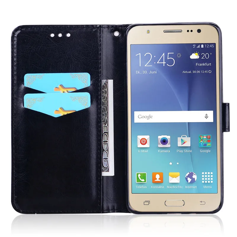 Чехол для samsung Galaxy J7 j710 Флип кожаный чехол для Galaxy samsung J7 чехол для телефона с отделениями для карт
