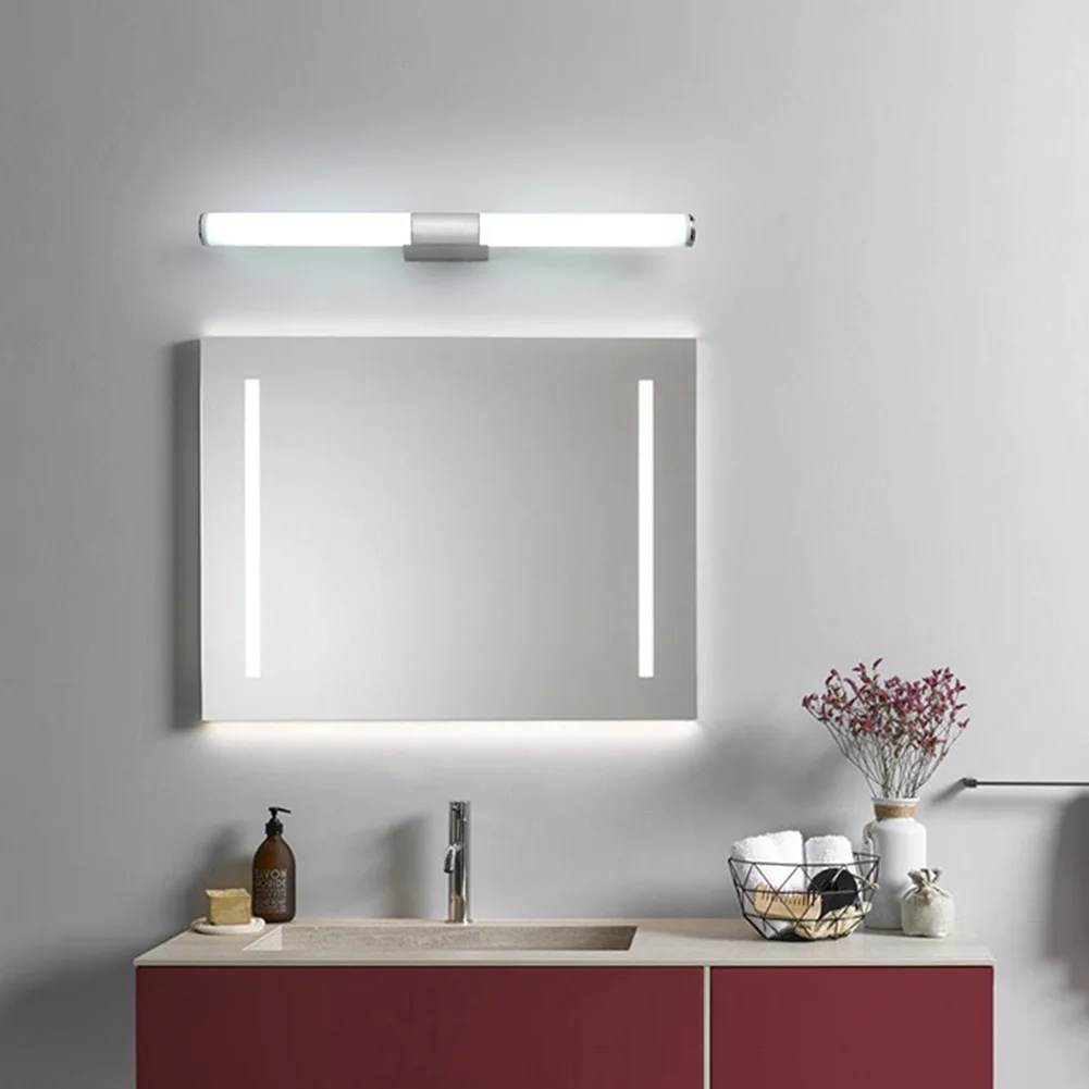 

Bathroom Cabinet Makeup Vanity Mirror Light LED Tube Modern Simple Acrylic Wall Lamp Living Room Toilet Indoor Sconce Light