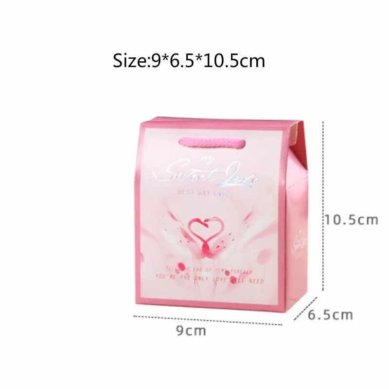 Детские подарочные коробки с веревкой для дня рождения конфет шоколада бумажные