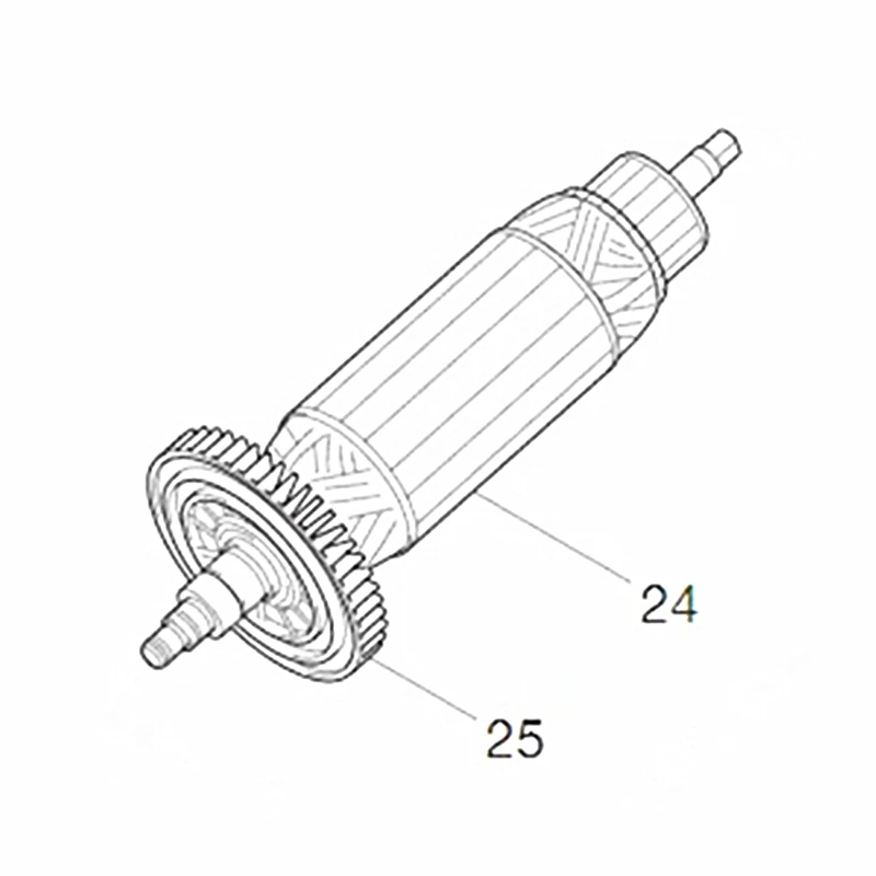 Якорный ротор для Makita SG1250 SG1251 9566CV 9566C SG1251J 515208 8 220 240 В|Аксессуары