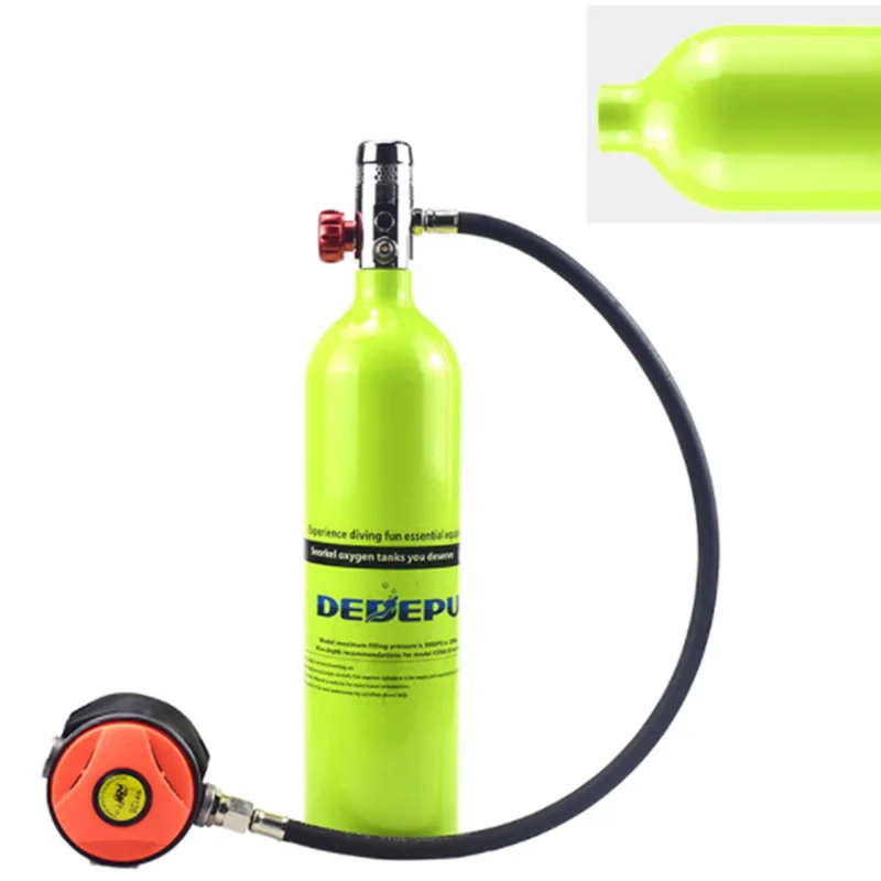 Оборудование для дайвинга DEDEPU подводный респиратор баллон с кислородом 1 л