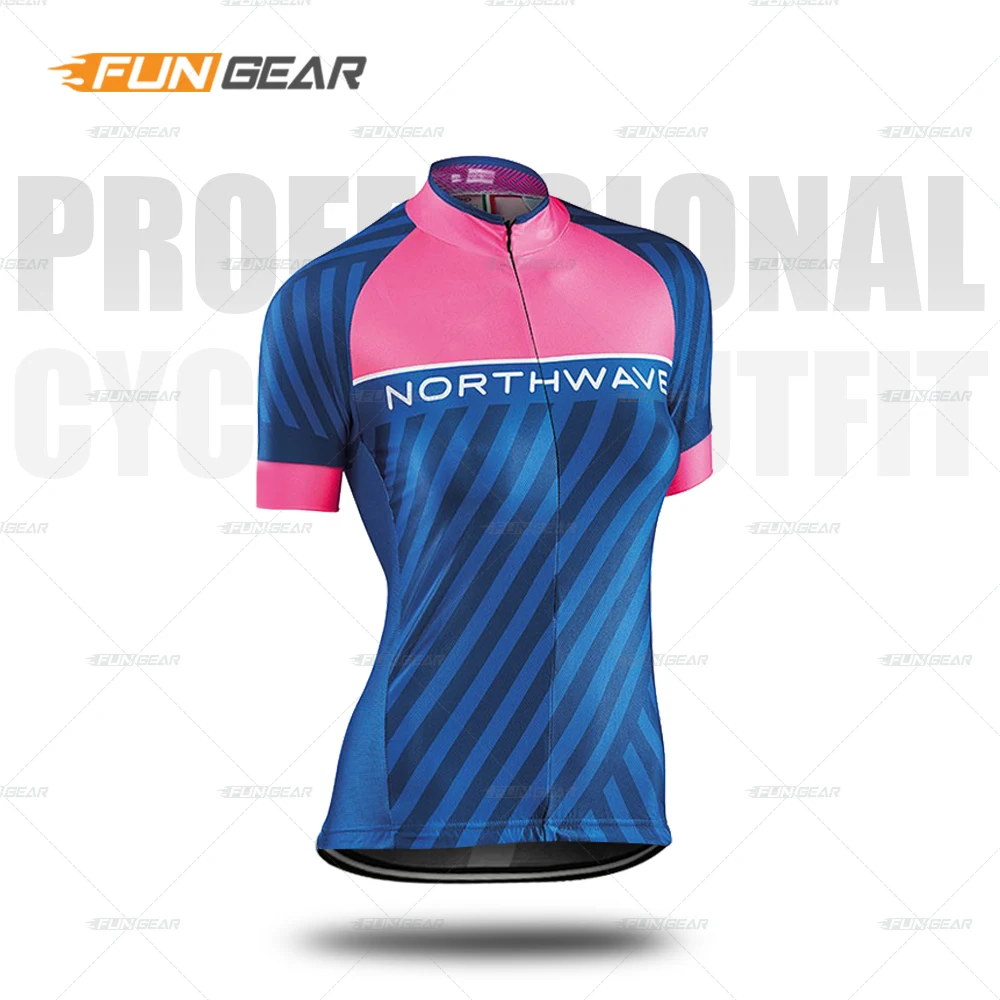 Cycling Jersey Одежда для велоспорта Женская велосипедная одежда Джерси комплект рубашка с коротким рукавом MTB Женская одежда для езды на велосипеде летний профессиональный спортивный костюм дышащий - Цвет: Cycling Jersey