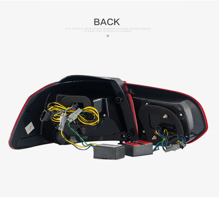 Светодиодный задний фонарь светильник стример сигнал поворота Стоп лампа