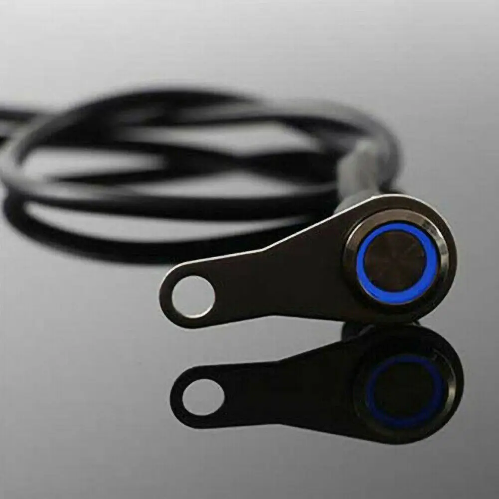 Синий светодиодный индикатор ручная кнопка возврата переключатель из