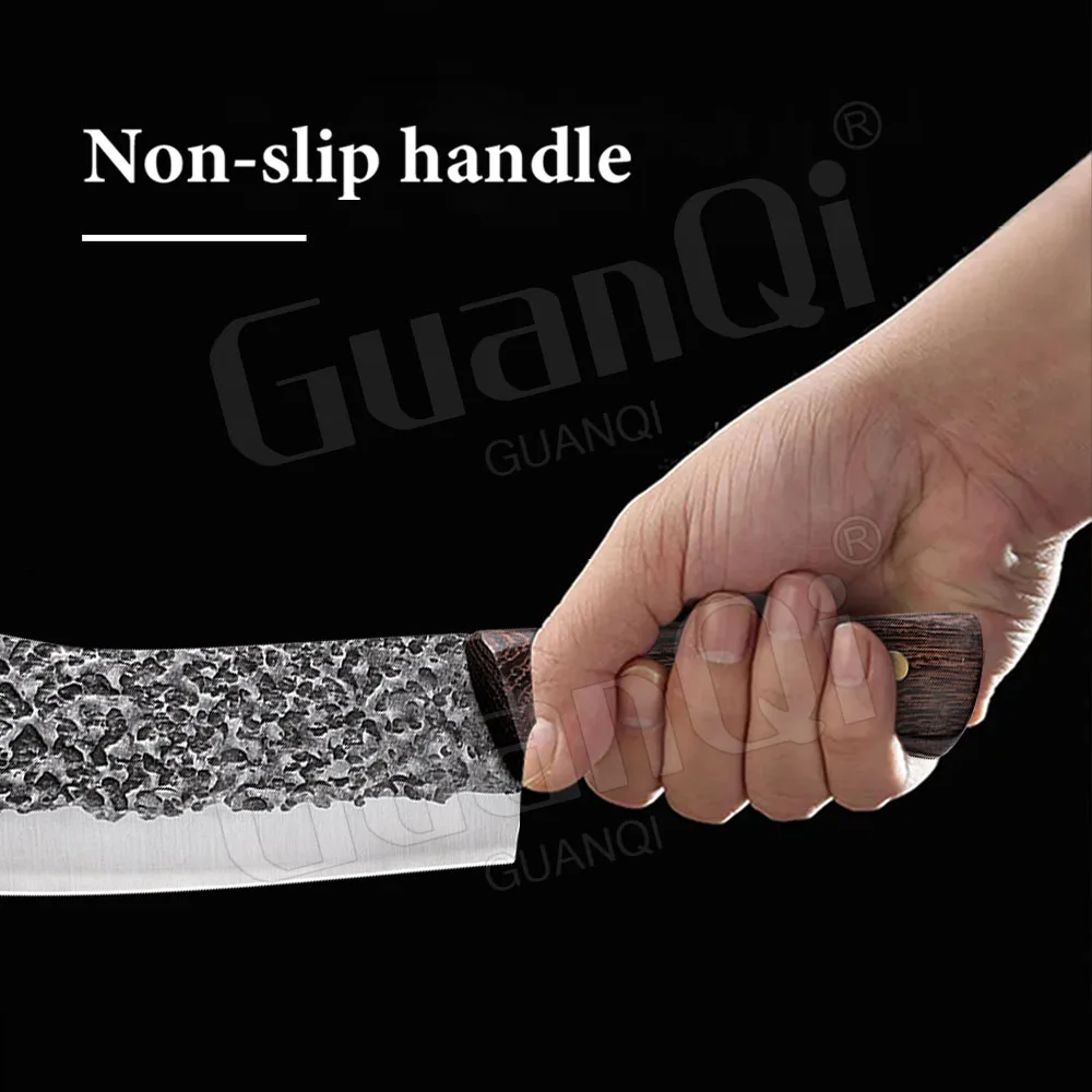 

7 Inch Handmade Forged Kitchen Knife for Meat Fish Fruit Vegetables Slicing Cleaver Butcher Knifes Stainless Steel Boning Knives