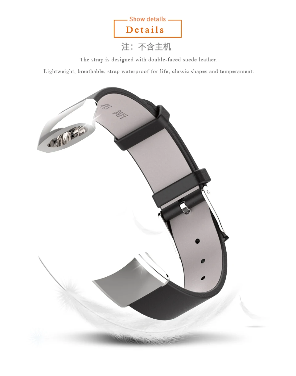 Mijobs ремешок из натуральной кожи для huawei Honor Band 3 Смарт-часы с заменой ремешка браслет для huawei ремешок браслет ремень
