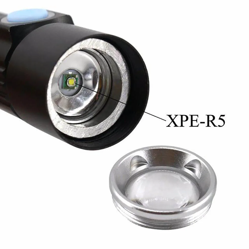 

USB Chargeable Super Bright lustre Flashlight Waterproof Bike Lamp torch Bicycle Bracket clip houlder lanterna