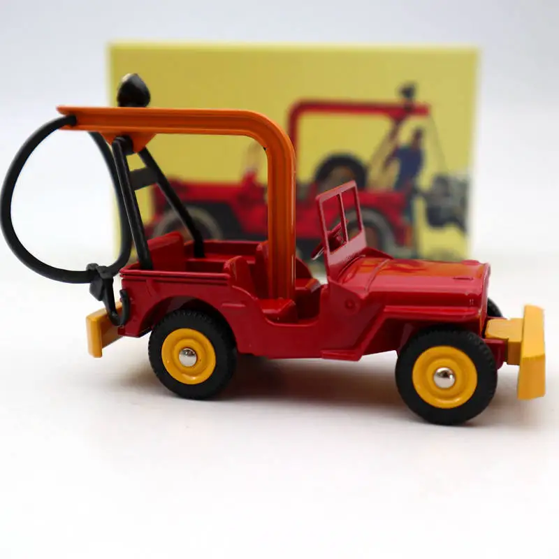 Игрушки Atlas Dinky 1412 Jeep De Depannage Truck красные литые модели автомобилей Коллекция