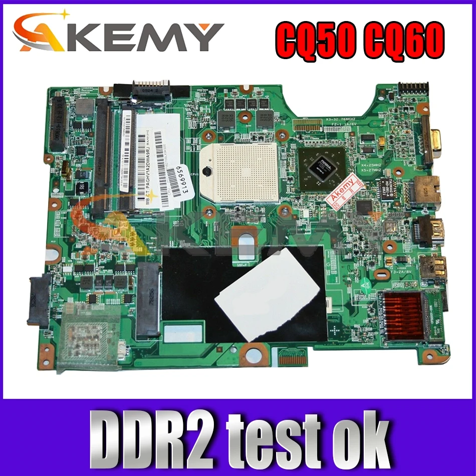 

498460-001 498460-501 For HP Pavillion CQ50 CQ60 Notebook Mainboard 07241-3 DDR2 Laptop motherboard