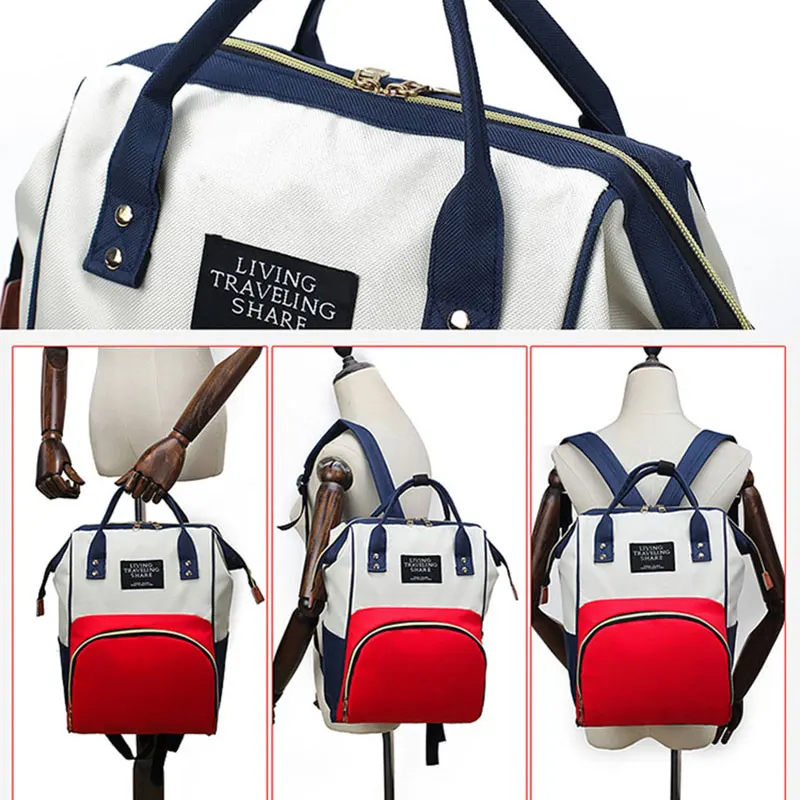 

Large Capacity Diaper Bag Backpack Female Waterproof Maternity Bag Baby Changing Bag Big Maternal Mommy Bag For Stroller