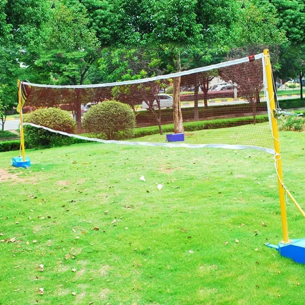 

6.1x0.76m Standard Badminton Net Indoor Outdoor Sports Square Portable Net Badminton Tennis Quickstart Volleyball Training D2z5