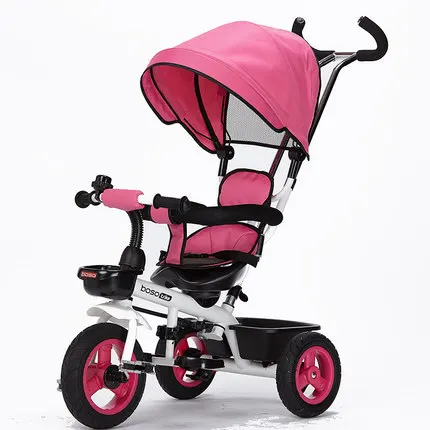 

4-in-1 Deformable Children's Tricycle Stroller Baby Tricycle Bike Buggies 3 Wheels Tricycle Bicycle Stroller Handlebar Trike