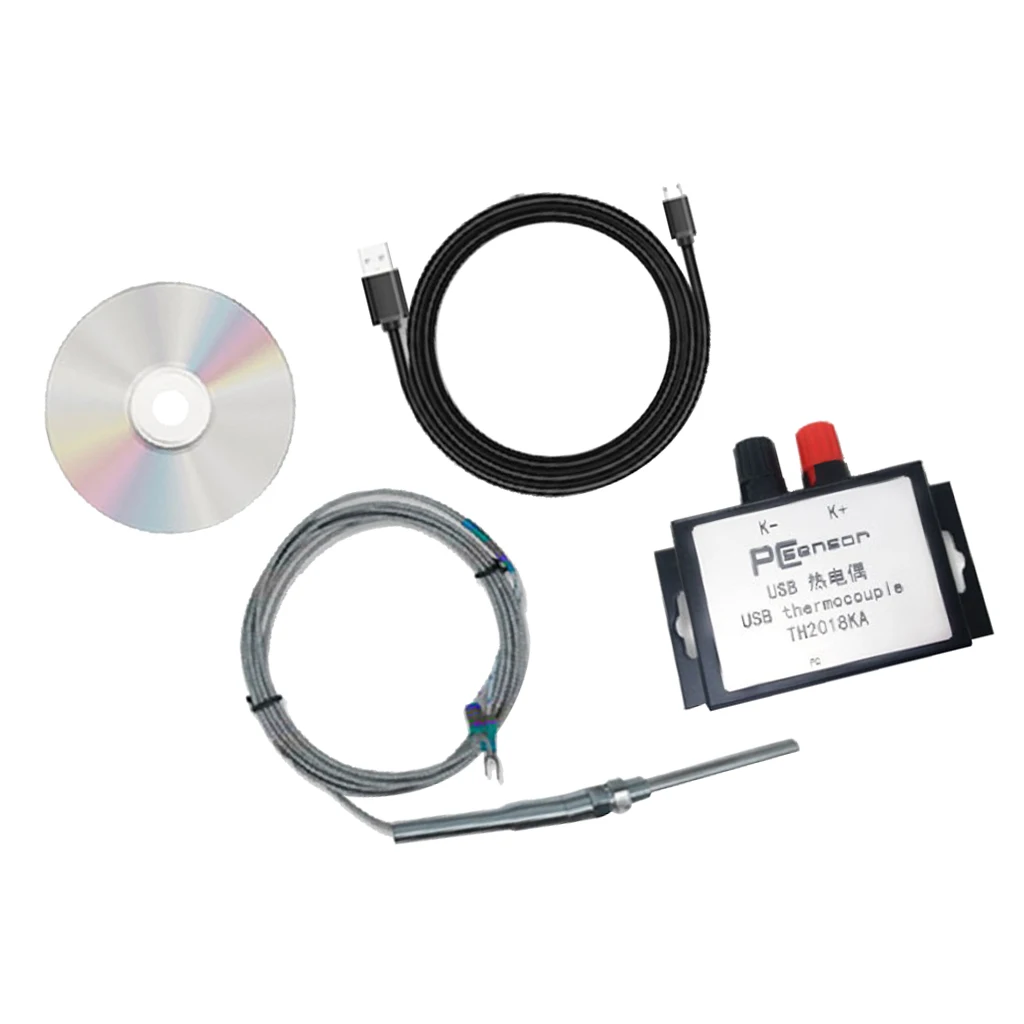 К тип термопары высокой температуры набор 0 ℃ до 1024 ℃|Температурный датчик| |