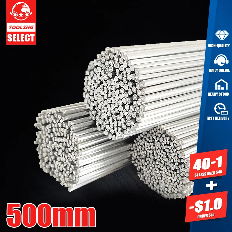 50cm Low Temperature Bars Cored Welding Solder Wire Weld Easy Melt Aluminum Rod for Soldering No Need Powder | Инструменты