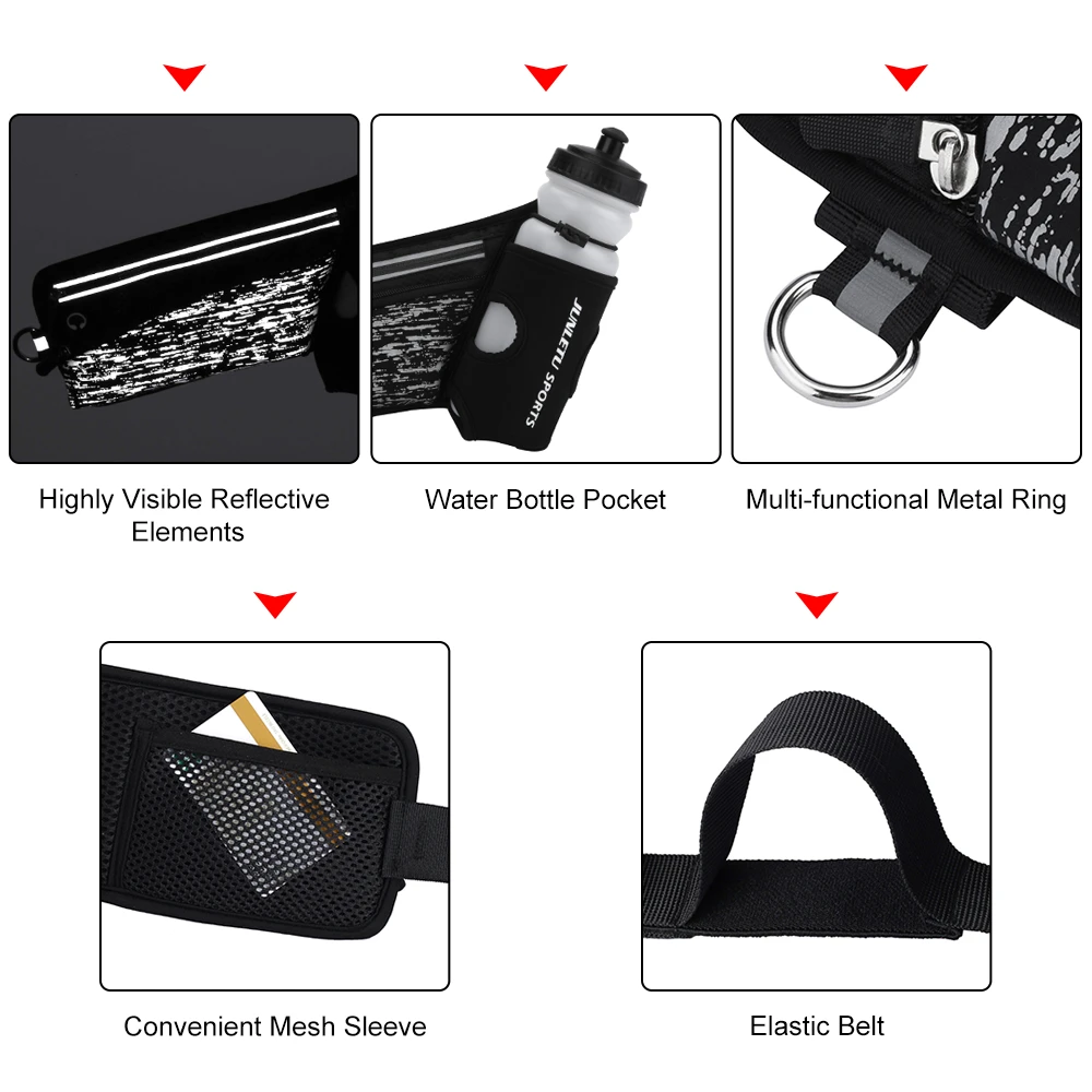 Светоотражающая Беговая сумка на талию наружная Спортивная гидратационная
