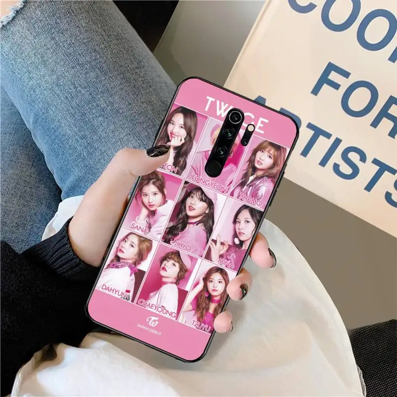PENGHUWAN дважды Мина Momo Kpop пользовательские фото мягкий чехол для телефона Redmi Note 8 8A 7