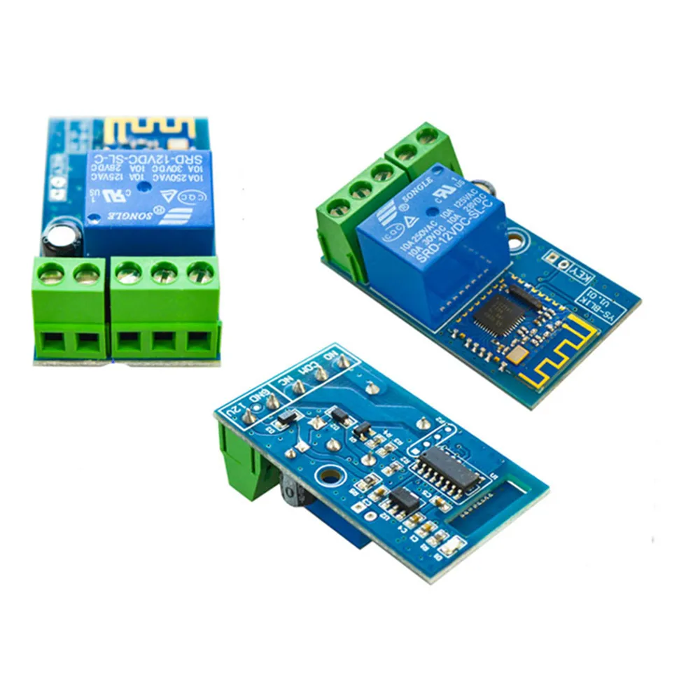 Одноканальный релейный модуль переключателя Taidacent 12 В 1-канальный Мобильный