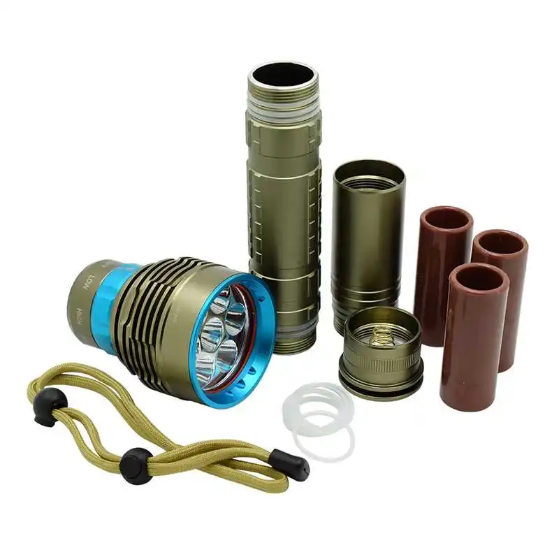 18000 люмен 7/9 * XML L2 светодиодный светильник для дайвинга подводный 100 м ныряльщик