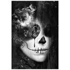 Новый квадратный круглый полный 5d diy Алмазная картина череп женщина узор 3d Бриллиантовая мозаика пейзаж Алмазная вышивка стикер для рукоделия