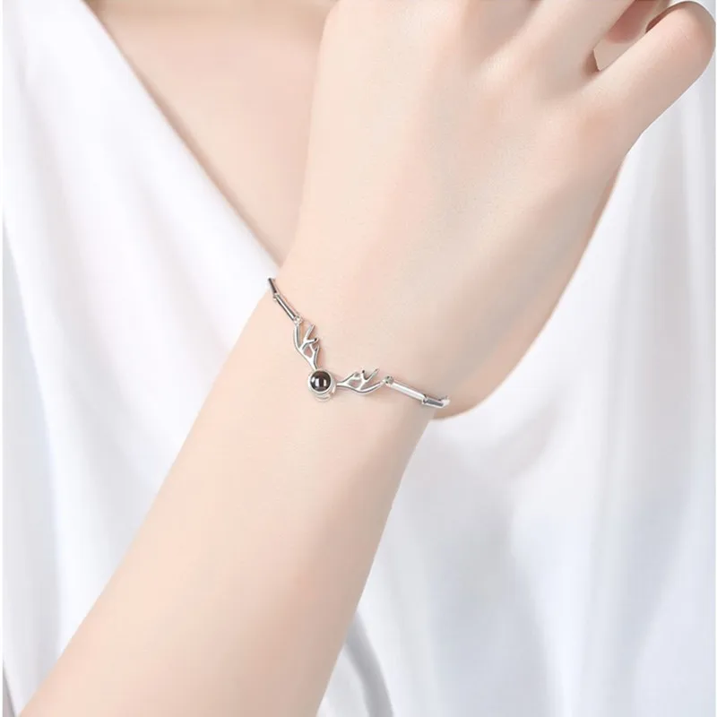 Новинка 2019 100 языков подарок на день Святого Валентина проекционный браслет с