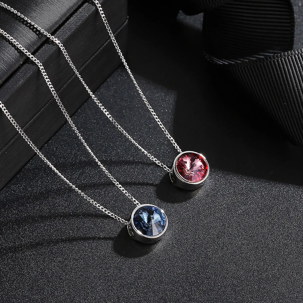 Оригинальные кристаллы Сваровски мини круглые бусины подвеска ожерелья модные