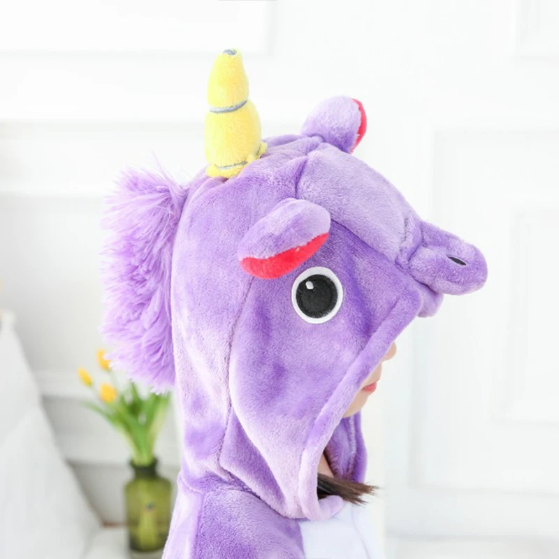 кингуруми Детские пижамы с единорогом для мальчиков и девочек детские