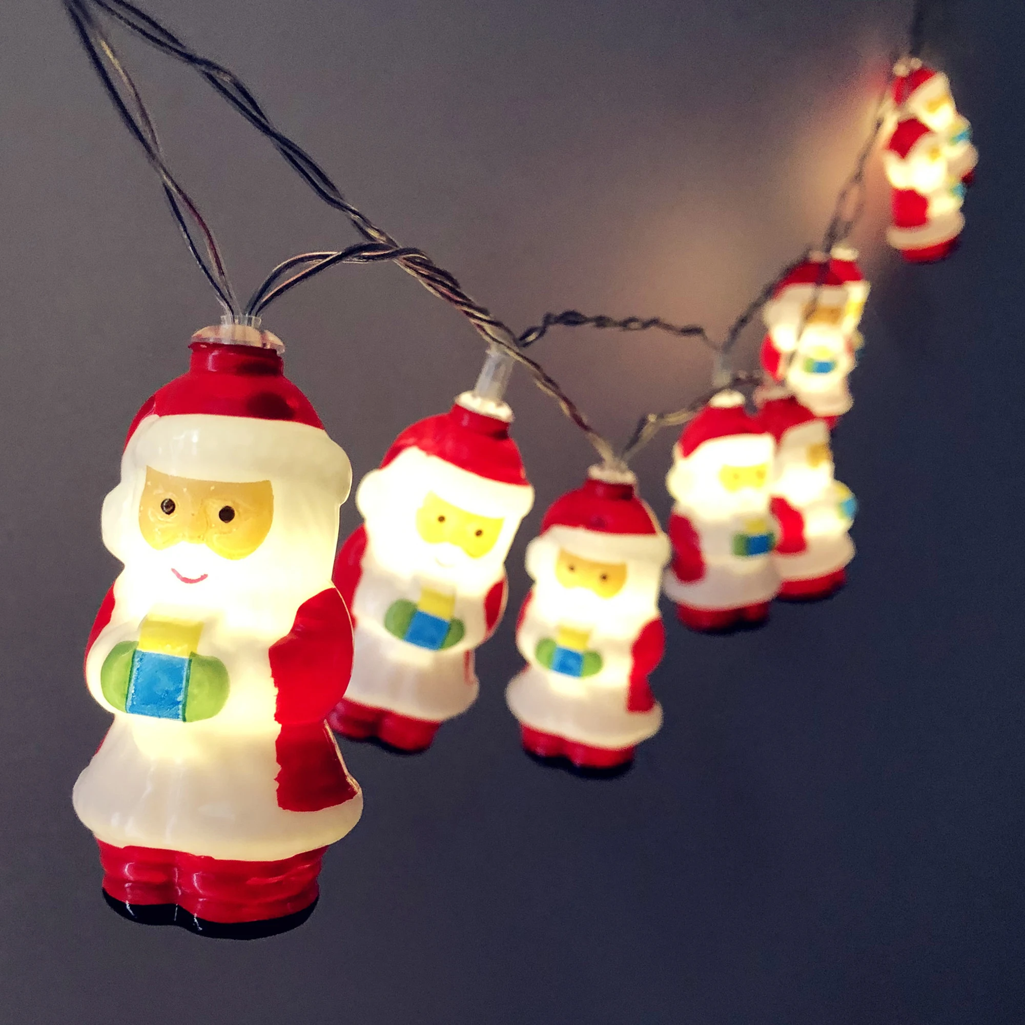 

Светильник Санта Клаус String с ярким цветом, 8 режимов, специальная форма, дерево, праздничное украшение, лучший подарок на Рождество