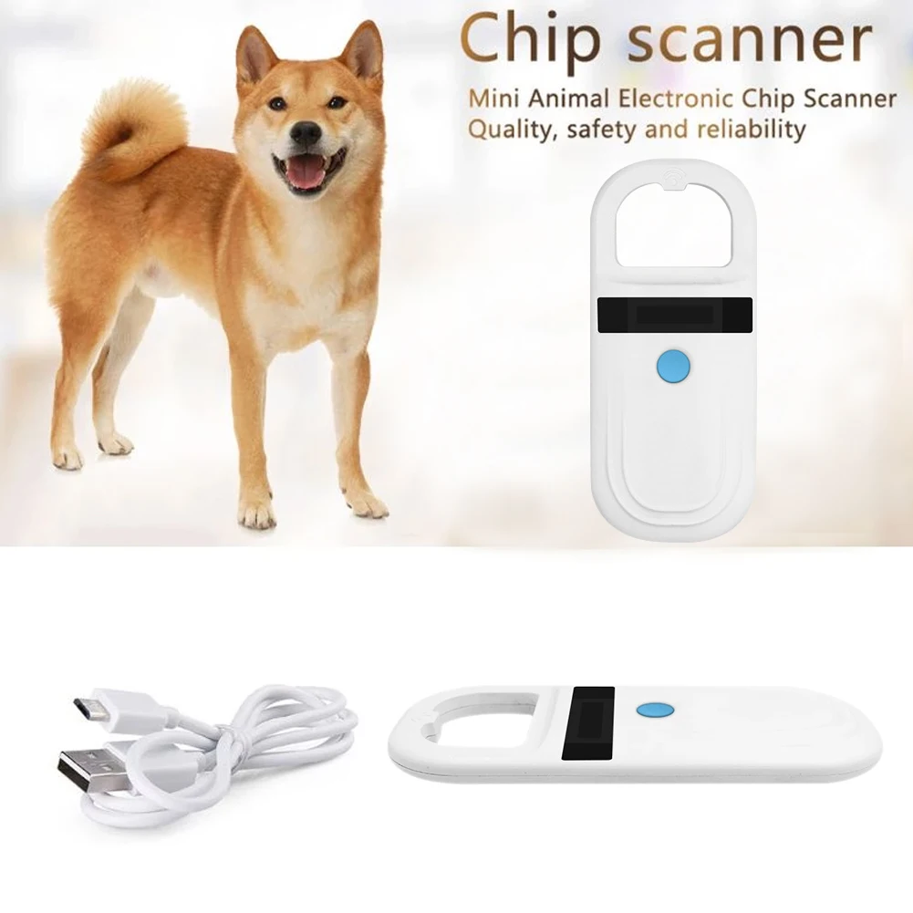 pet microchip scanner 125khz 134 2khz iso 11784 11785 fdx b id64 animal handheld rfid pet id tag reader for dogcatshorse free global shipping