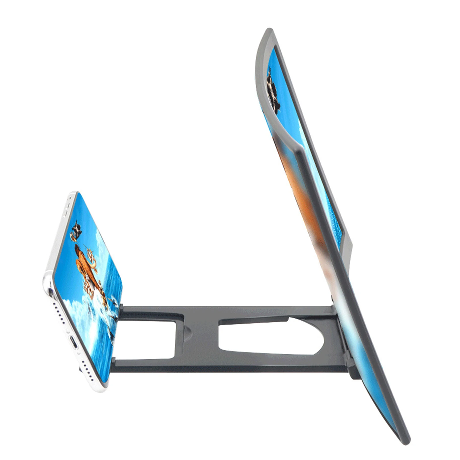 

14 Inch 3D Mobile Phone Screen Amplifier Curved Screen Magnifier 3D High-definitionMagnifying Glass Suitable For Movies Vide