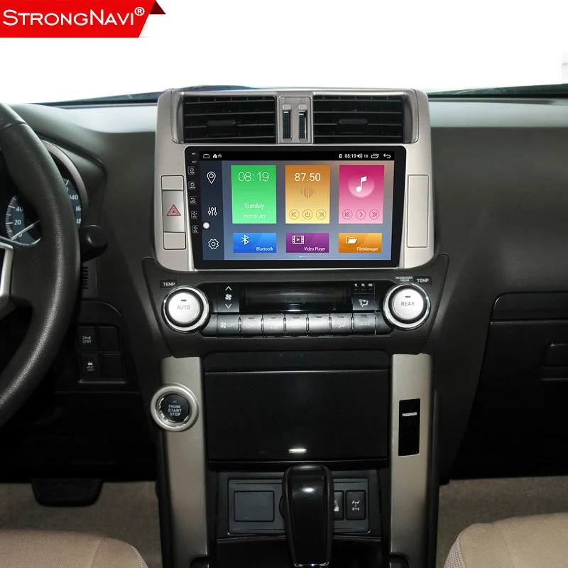 Автомобильный мультимедийный плеер 4 Гб ОЗУ 64 ПЗУ 2din Android 10 GPS для Toyota Prado 150 2010 2011 2012