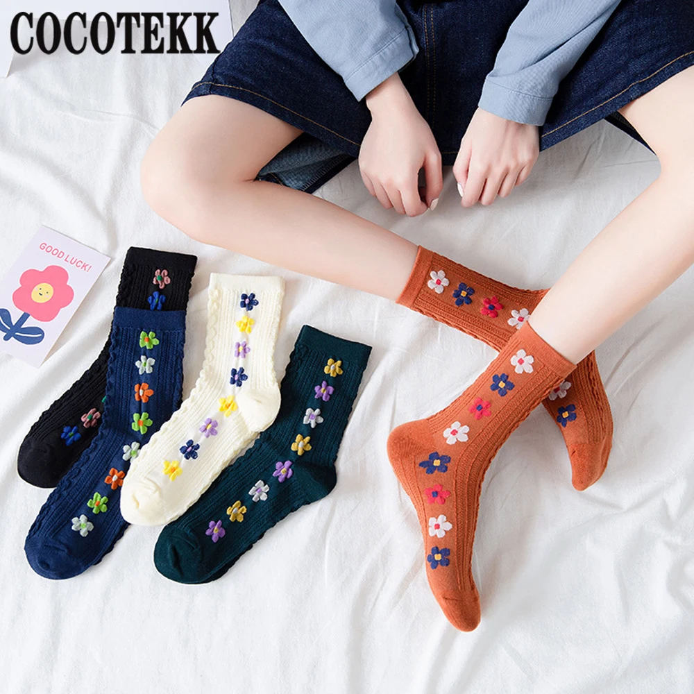 Весенние новые модные уличные носки в стиле Харадзюку свободные Смешные Носки