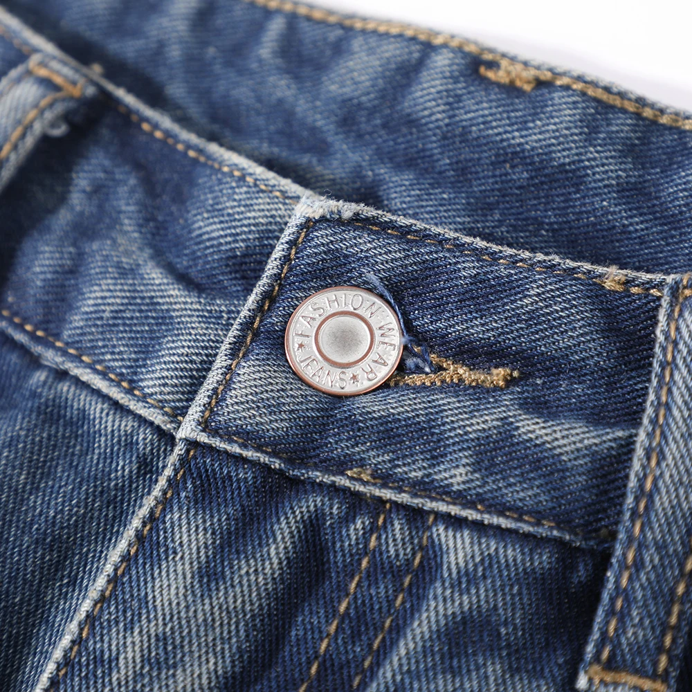 Pioneer Camp 2021 New Jeans Men Straight Cotton Casual Black Blue Color Summer Men's Trousers XNZ101031