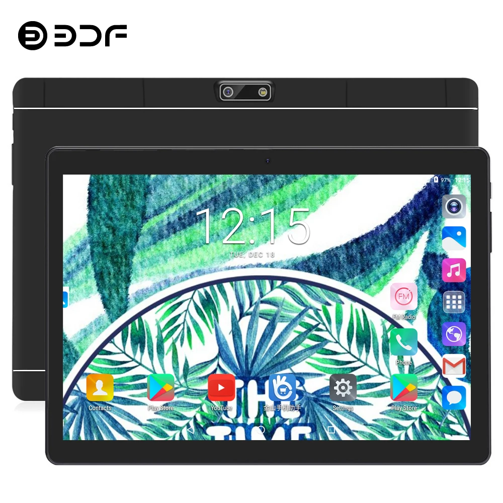BDF 10 дюймовые планшеты ПК Android 7 0 четырехъядерный 1 ГБ/32 Гб Две sim карты Built in 3G