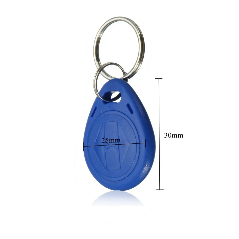 50 штук клоны могут быть скопированы 125 кГц RFID тег EM4305 близость Реплика llaveros llavero