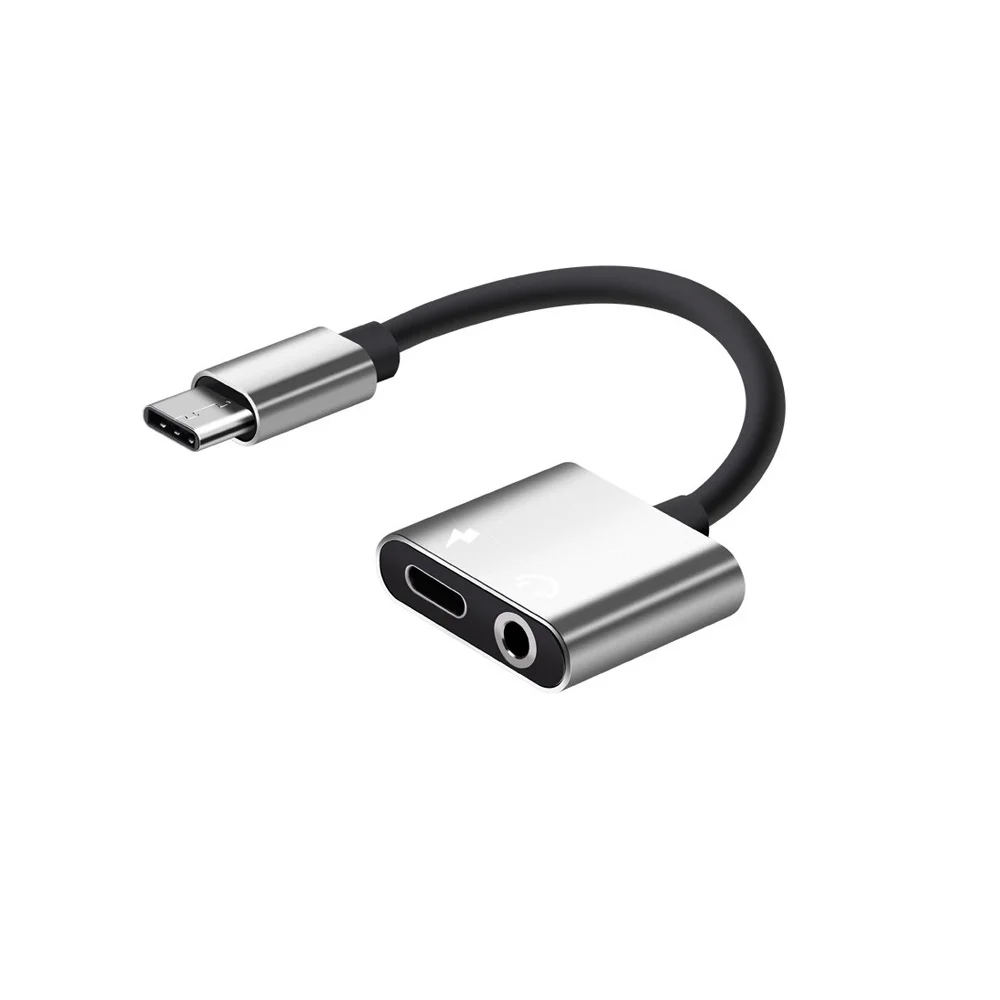 EHUNT 2 в 1 Зарядка+ аудио 3 5 мм разъем для Usb до 3 5 мм разъем Usb type C аудио разъем