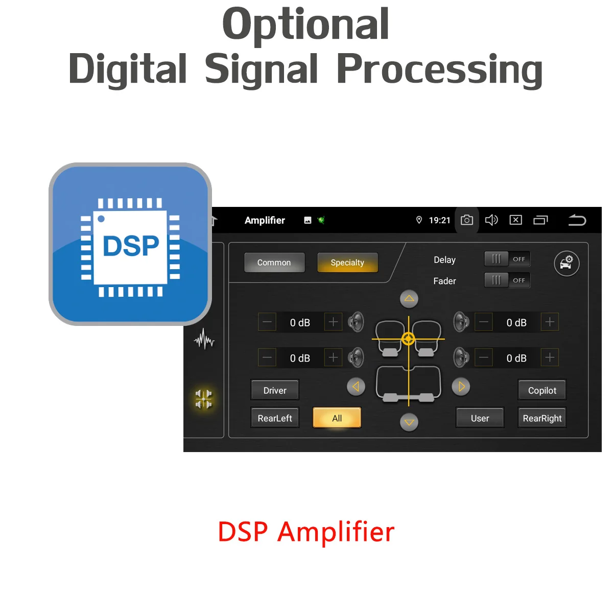DSP Дополнительная дополнительная стоимость для CarPlay DSP камера DAB DTV OBD ADAS TPMS ips экран Owtosin Android DVD продается только с автомобильным dvd вместе - Название цвета: DSP
