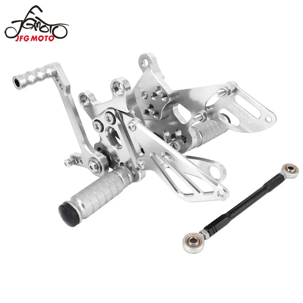 

Adjustment Adjustable Motorcycle Footrests Alloy Rear Footpeg Foot Rests For Aprilia RSV4 RSV4RF 2009 2010 2011 2012 13 14 15 16