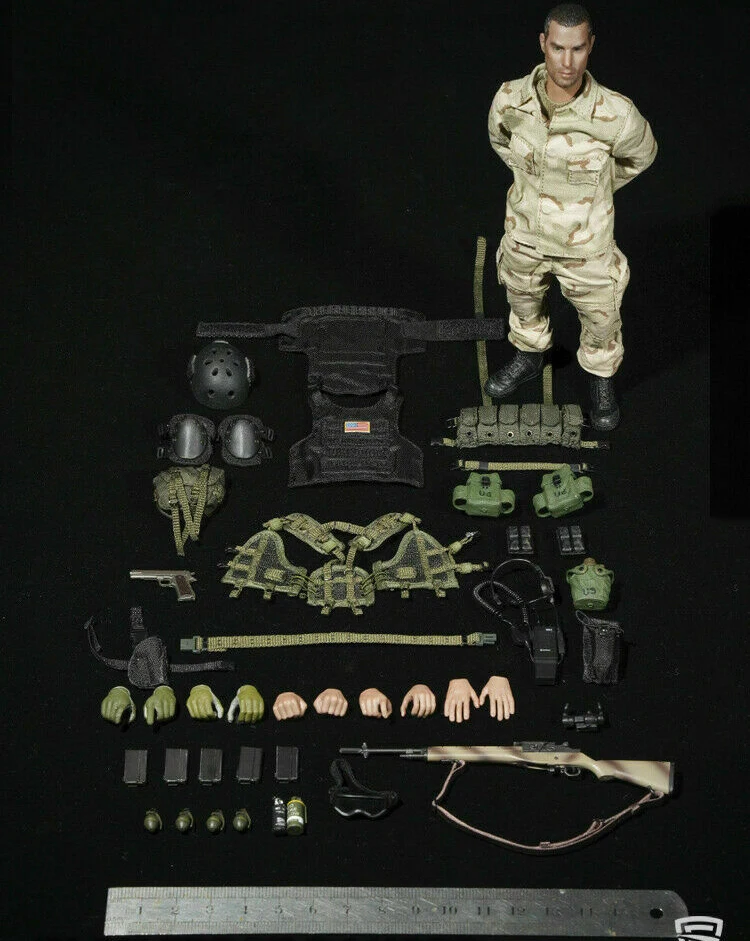 

In Stock 1/12 scale TYSTOYS LW006 M14 sniper US Delta Special Force soldier full set action figure doll