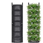 Новый дизайн Вертикальный висячий садовый саженец с сумочкой в виде цветка горшки макет настенное крепление для подвешивания цветочных роста сумка для дома и улицы