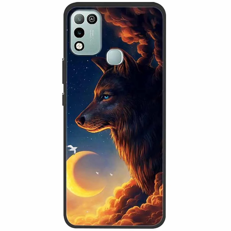 for infinix hot 11 play case shockproof silicone soft new phone cases for infinix hot 10 play back cover x688b hot 10play covers free global shipping