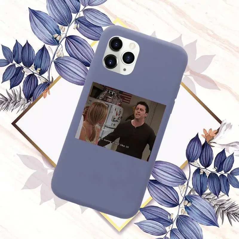 

friends tv show Phone Case Candy Color for iPhone 11 12 mini pro XS MAX 8 7 6 6S Plus X SE 2020 XR