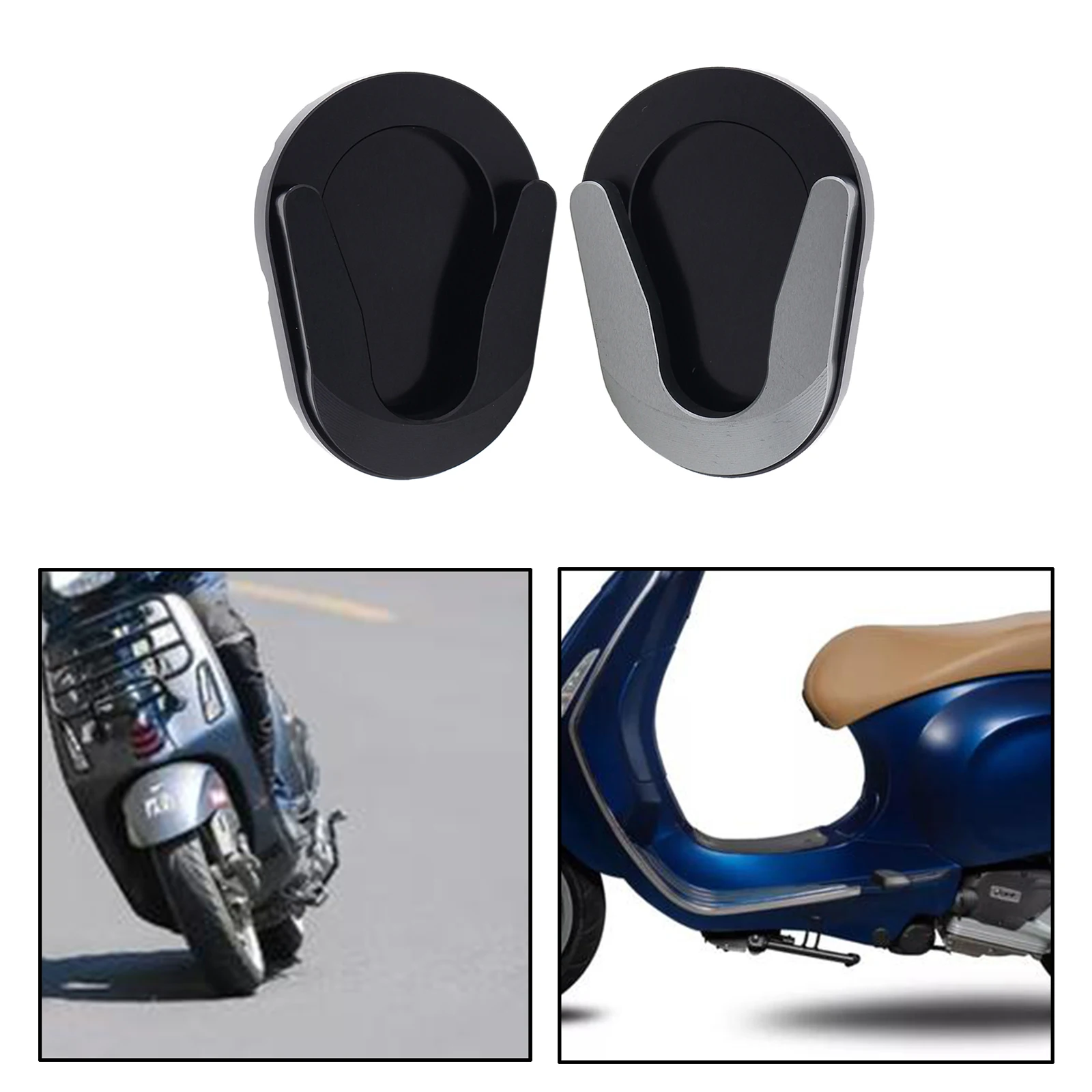 

Алюминиевая Подставка для мотоцикла, боковая подставка, удлинитель для ног, Поддержка мотоциклов, сменные принадлежности для Vespa 13-20