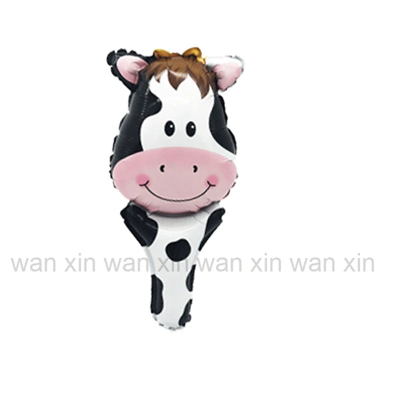 18pcs/lot Animals party balloons hand cheering lion tiger zebra giraffe hand toy balloons for kid birthday balloons